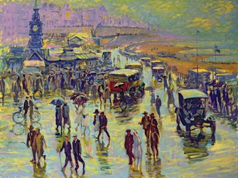 Brighton an einem regnerischen Tag